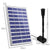 Protege Hi-Flow Water Feature Fountain Pond Pump, w/ Solar Panel, Lithium Battery, Remote Control, Nozzle kit