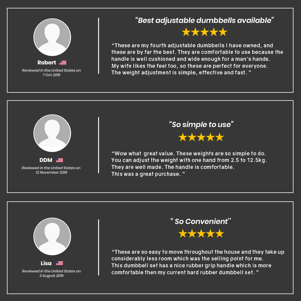 ATIVAFIT 12.5kg Adjustable Weight Dumbbell, for Home Gym Fitness Training