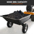 PlantCraft Poly Dump Cart, 272kg Load Heavy Duty Tipper Trailer, 16-inch Tyres, for Ride-on Lawn Mower Tractor, ATV, Quad Bike