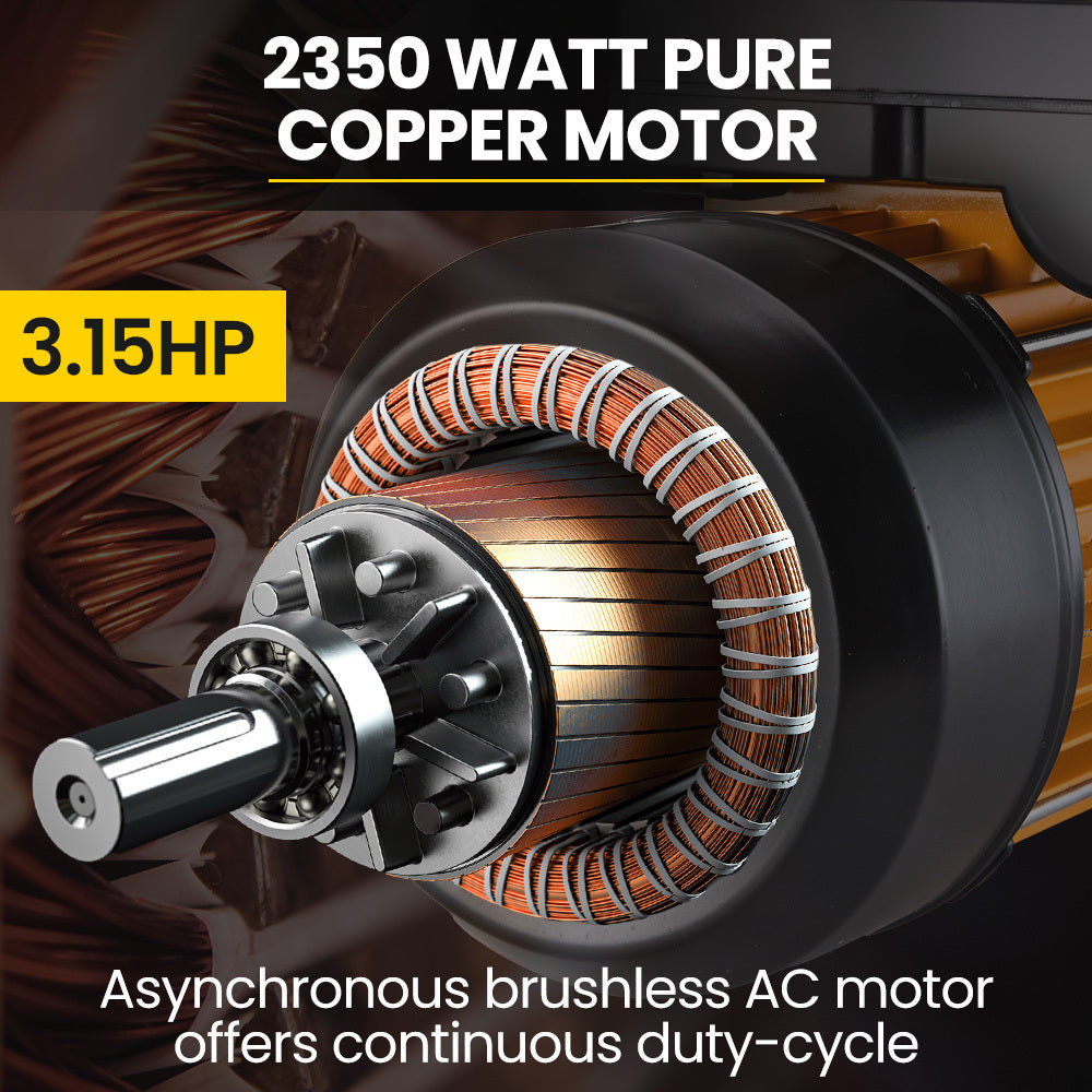 GENPOWER 3.5kW Peak 3kW Enclosed Inverter Generator, 2x15A, 12V, USB, Portable, Compact, Camping, Backup