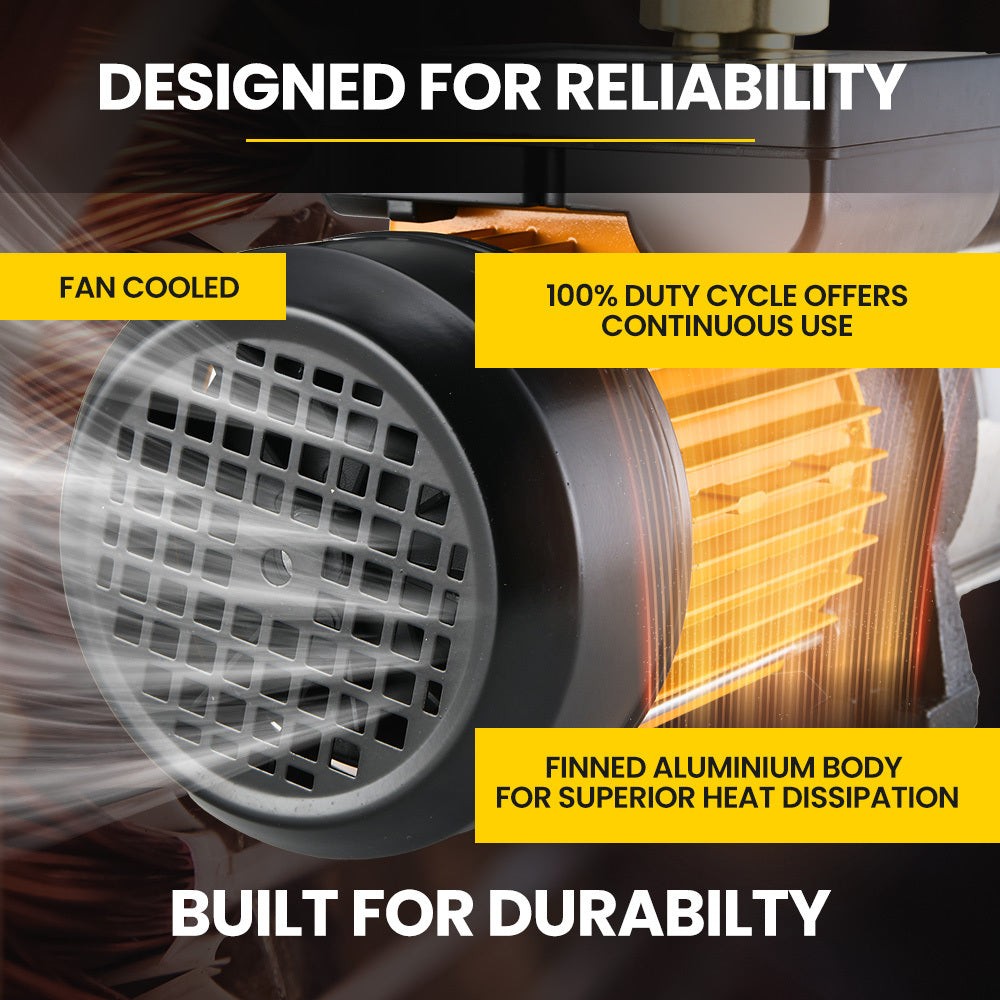 GENPOWER 3.5kW Peak 3kW Enclosed Inverter Generator, 2x15A, 12V, USB, Portable, Compact, Camping, Backup