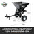 PlantCraft 160L Tow Behind Broadcast Seed and Fertiliser Spreader, 158kg Load, Heavy Duty