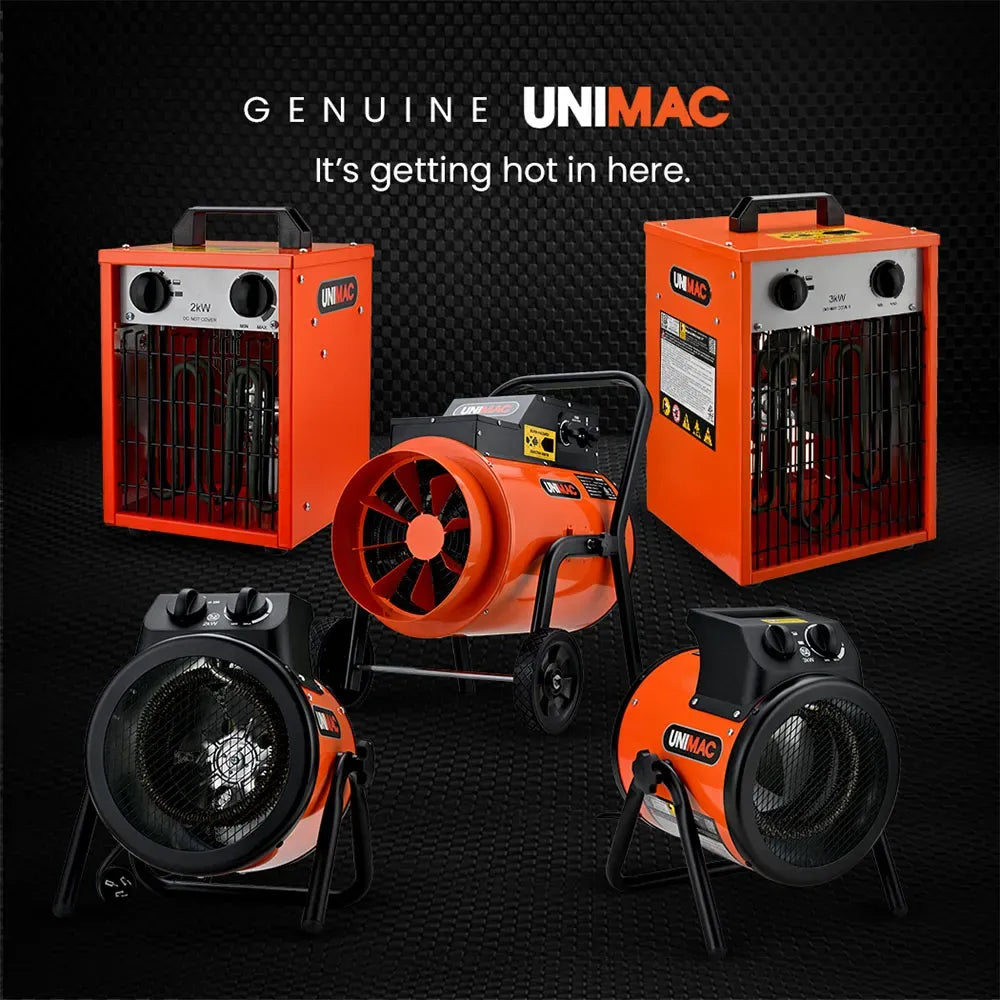 UNIMAC 3kW Electric Space Heater 15A