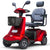 EQUIPMED LeisureCruise Extra Large-Sized, High Power, 182kg Capacity Mobility Scooter  - Red