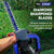 POWERBLADE HH4 20V Cordless Electric Hedge Trimmer Kit, with Lithium Battery and Fast Charger