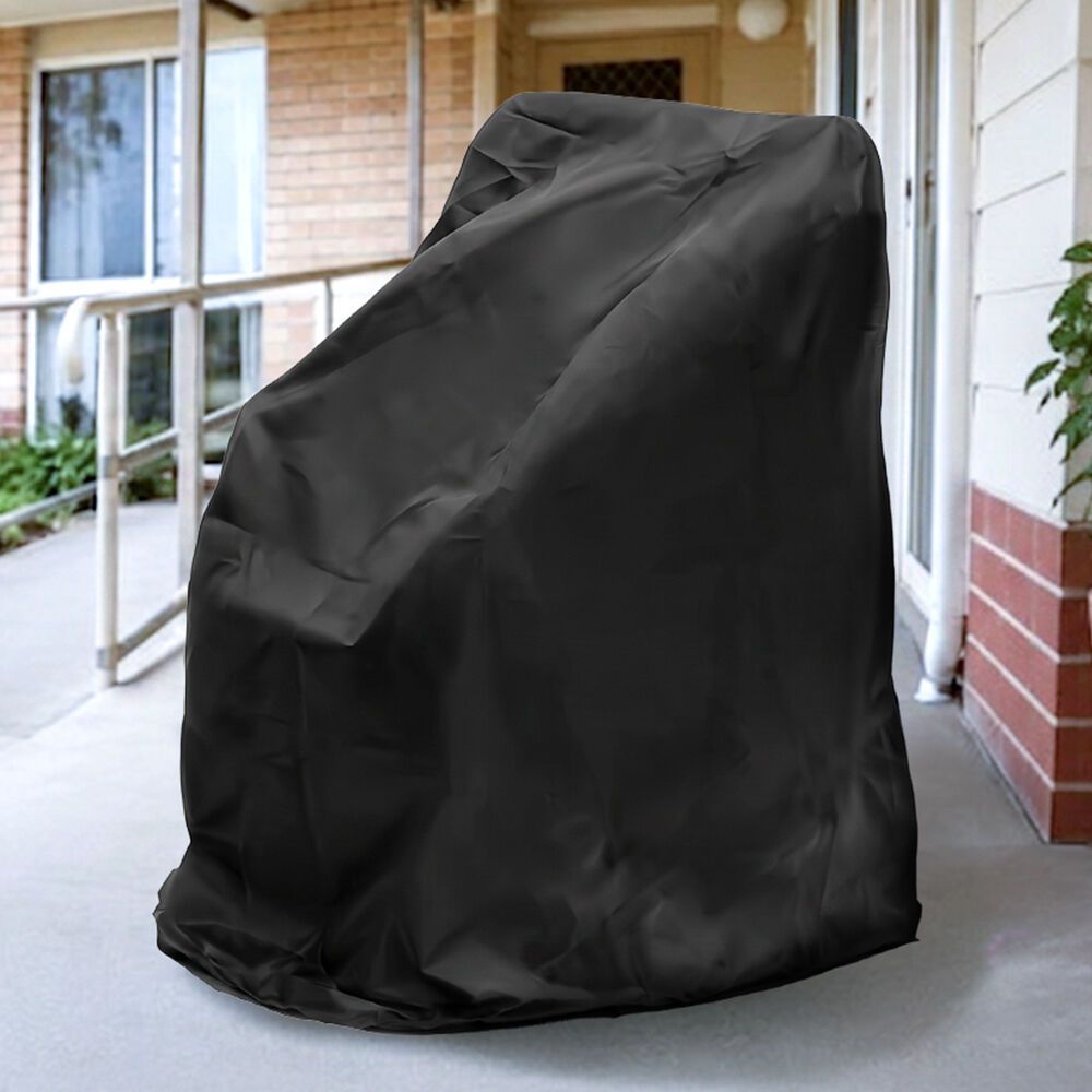 EQUIPMED Large Waterproof Electric Wheelchair Cover, Black