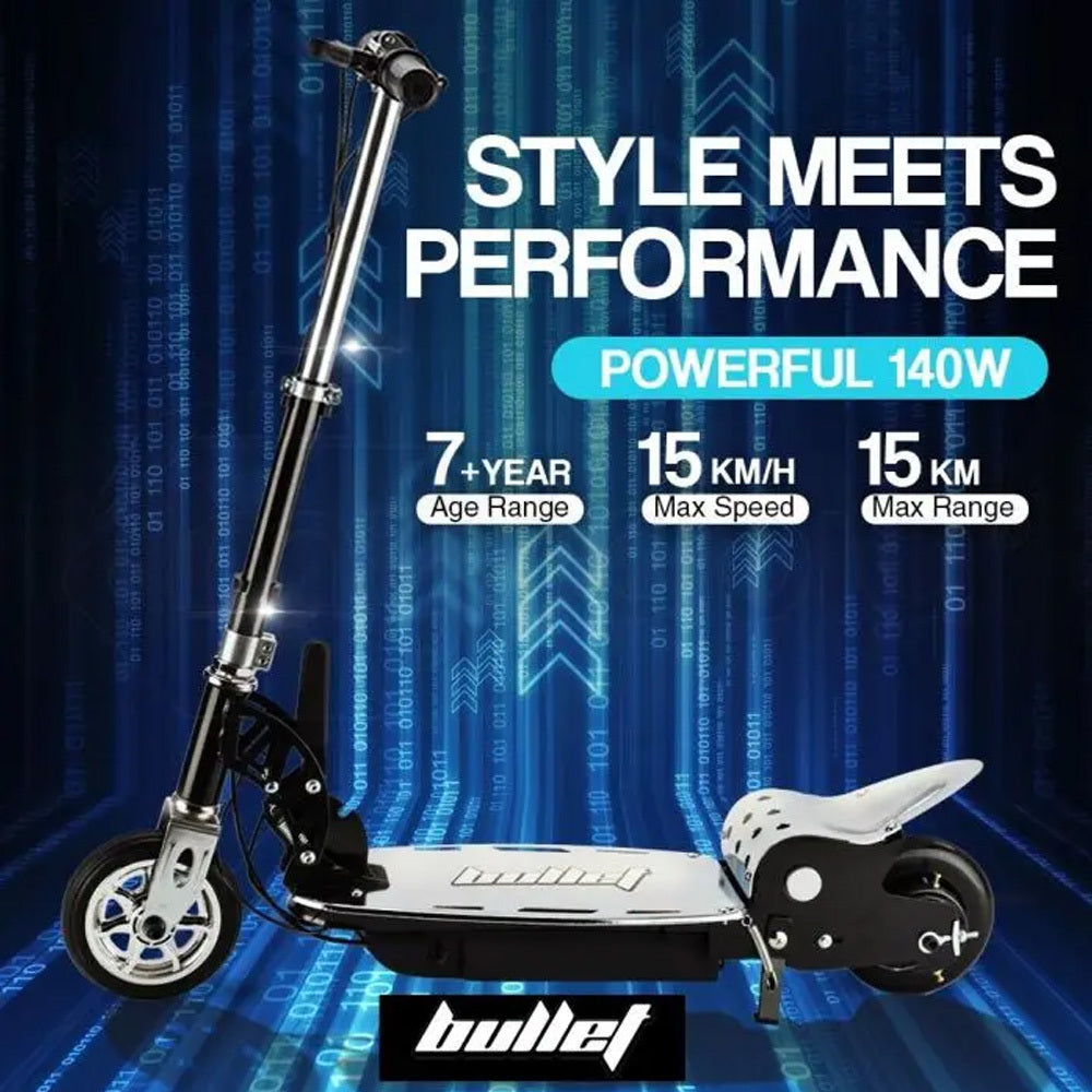 BULLET TRZ Electric Scooter 140W Adjustable and Foldable for both Adults / Kids