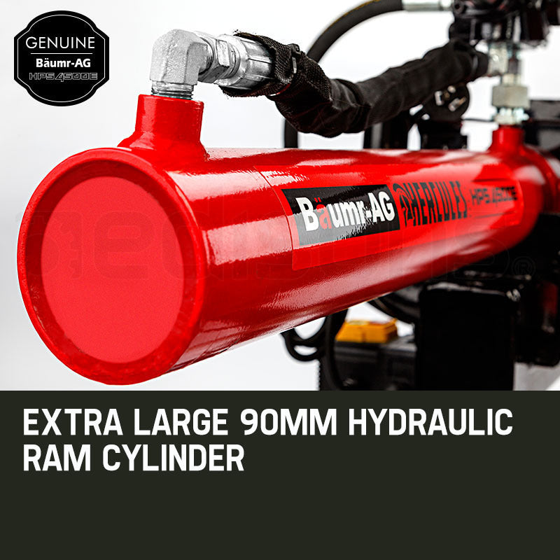 Baumr-AG 20 Ton Electric Log Splitter 20T Heavy-Duty Wood Cutter Hydraulic Fire Wood Block Axe