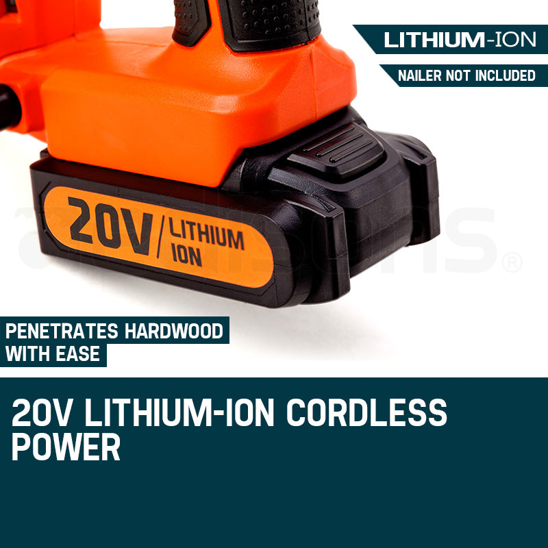 UNIMAC Nailer 20V Battery Lithium Ion Rechargeable Cordless Nail Gun