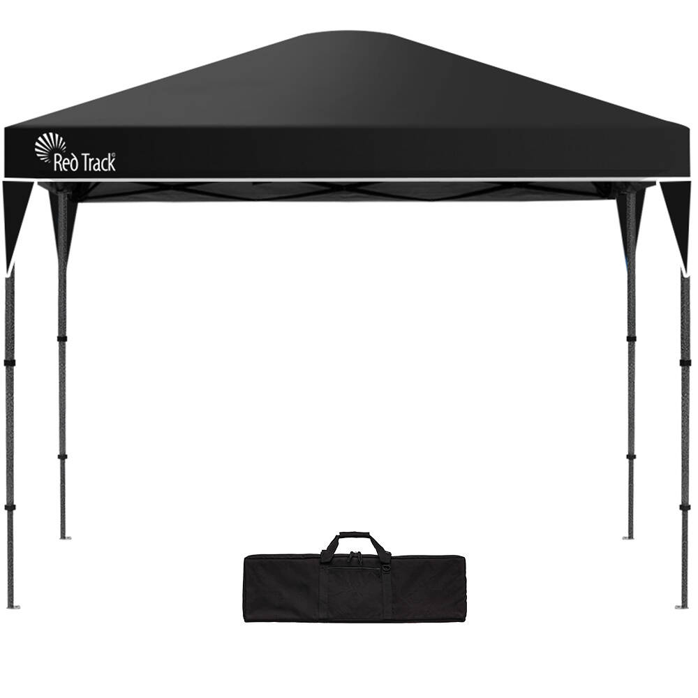 RED TRACK 3.6x2.2m Ultra Compact Folding Gazebo, Carry bag, Portable Outdoor Popup Marquee for Camping Beach, Black