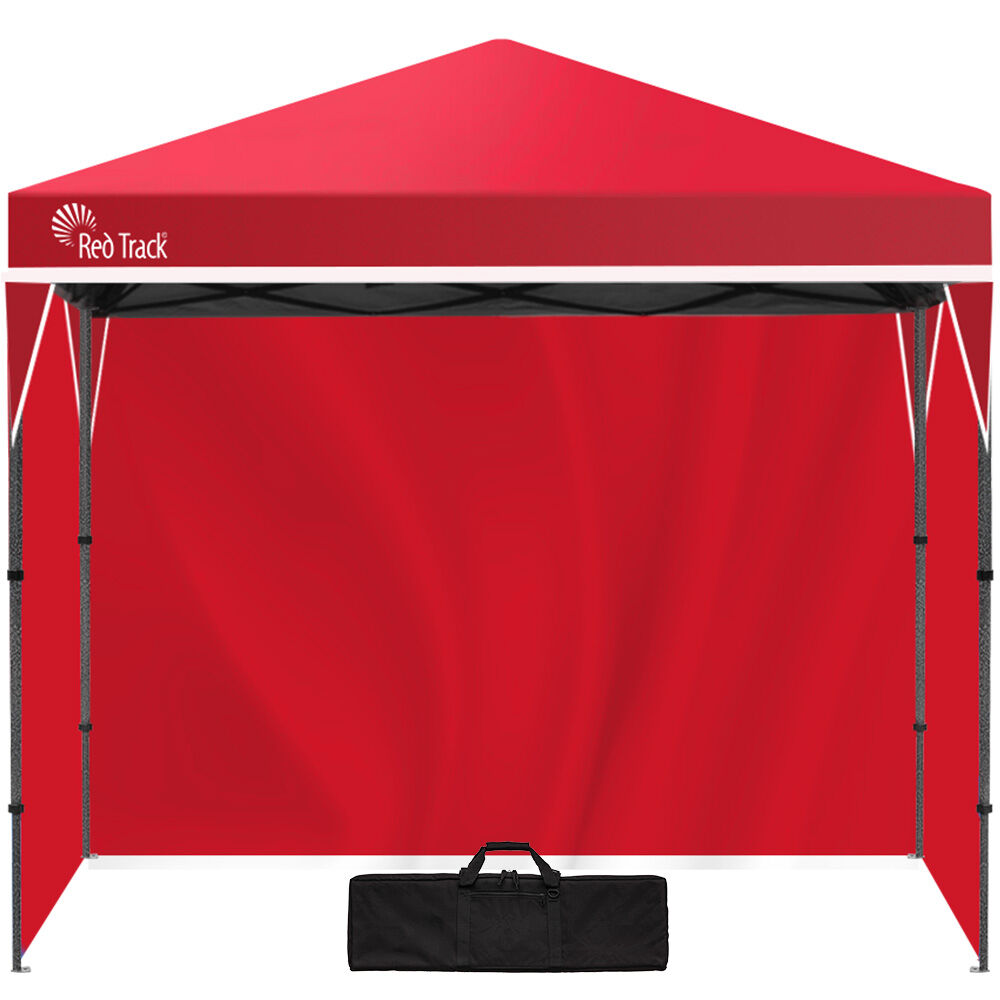 RED TRACK 3.6x2.2m Ultra Compact Folding Gazebo, Walls, Carry bag, Portable Outdoor Popup Marquee for Camping Beach