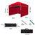 RED TRACK 3.6x2.2m Ultra Compact Folding Gazebo, Walls, Carry bag, Portable Outdoor Popup Marquee for Camping Beach