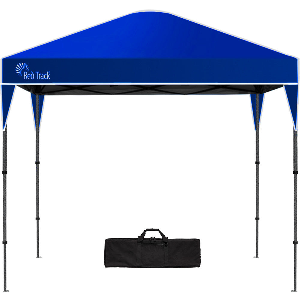 RED TRACK 3x3m Ultra Compact Folding Gazebo, Carry bag, Portable Outdoor Popup Marquee for Camping Beach, Navy Blue