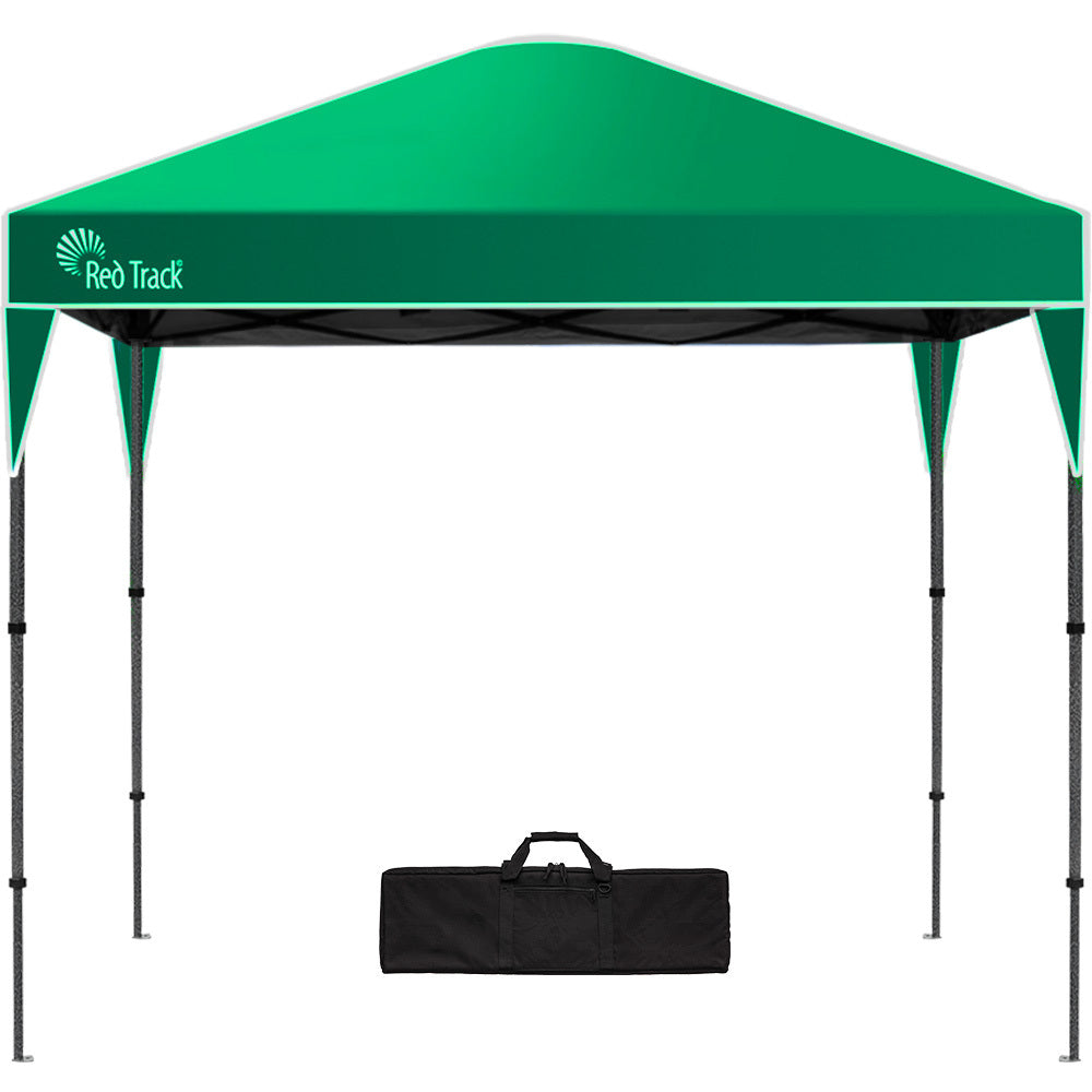 RED TRACK 3x3m Ultra Compact Folding Gazebo, Carry bag, Portable Outdoor Popup Marquee for Camping Beach, Green