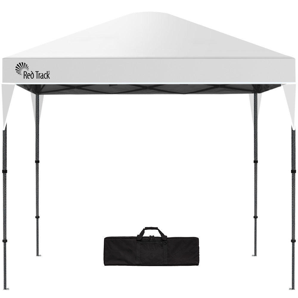 RED TRACK 3x3m Ultra Compact Folding Gazebo, Carry bag, Portable Outdoor Popup Marquee for Camping Beach, White