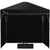 RED TRACK 3x3m Ultra Compact Folding Gazebo, Walls, Carry bag, Portable Outdoor Popup Marquee for Camping Beach, Black