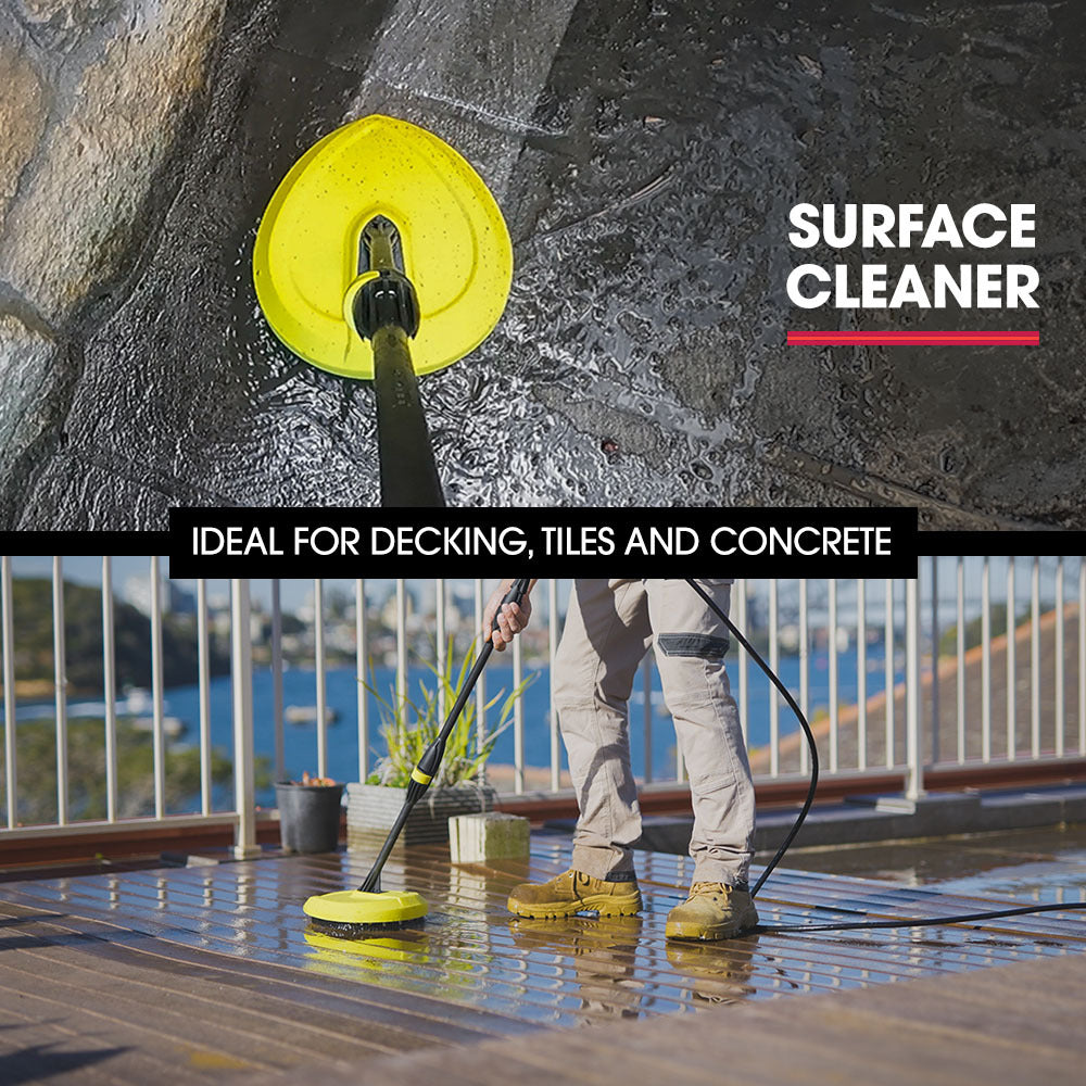 JET-USA RX540s Electric High Pressure Washer, 2900PSI 2 Nozzles, Brush Head, Deck Cleaner, Detergent Bottle