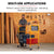 BAUMR-AG Mobile Scaffold Platform, 226kg Load, Steel Frame, Dual Height, Folding for easy Transport and Storage, Locking Castors, Tool Tray