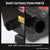 BAUMR-AG Bench Vertical Belt and Disc Sander Combo, 25mm Linisher, 125mm Sanding Disc, Brushless Motor, Dust Collection Ports