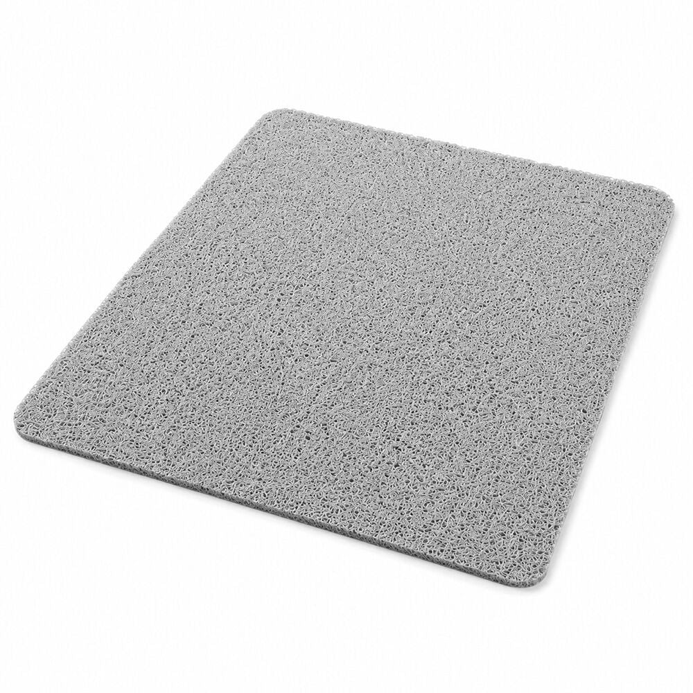 EQUIPMED Washable PVC Anti-Slip Loofah Bath and Shower Mat, Large, 60 x 60cm