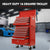 Bullet Pro 16 Drawer Tool Box Cabinet Chest Storage, Toolbox Garage Organiser Set, Red