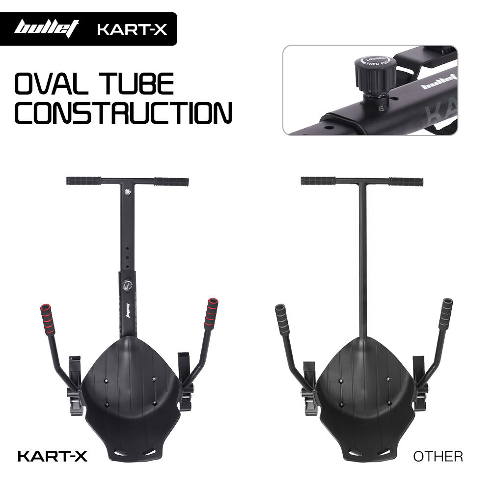 BULLET KART-X Hoverboard Seat Attachment, for 6.5" 8" 10" models, Adjustable Length Frame