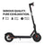 ALPHA Urban 8 Electric Scooter, Suspension, 25km Range, 8.5-Inch Wheels, Brushless Motor, Motorised Commuter eScooter for Adults, Black