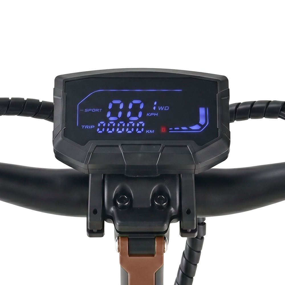 VALK Ego 8 Electric Scooter, 500W, AU Compliant, 48V 13Ah, 55km Max Range, eScooter for Adults, Foldable, Off Road, Black/Bronze