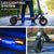 VALK Fusion 7 Electric Scooter with Seat option 800W 48V 13Ah Lithium 50km Range Quad Shocks 10 inch Tyres