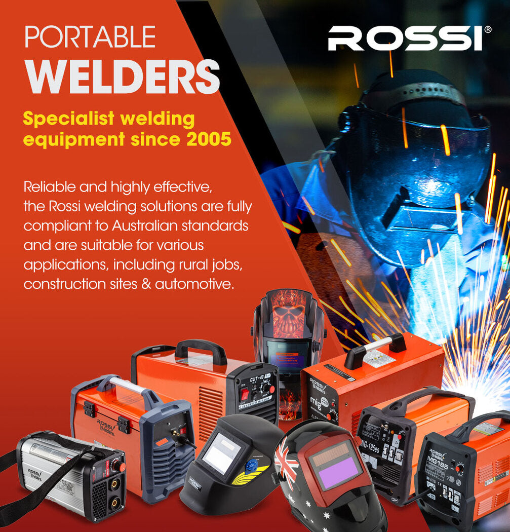 ROSSI 250 Amp Ultra-Portable Welder, MMA ARC Stick DC iGBT Inverter Welding Machine, 15A Plug