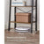 VASAGLE Ladder Shelf 4-Tier Industrial Storage Rack for Living Room Rustic Brown and Black