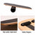 VERPEAK Wooden Balance Board Trainer with Adjustable Stoppers (Black with Wood)