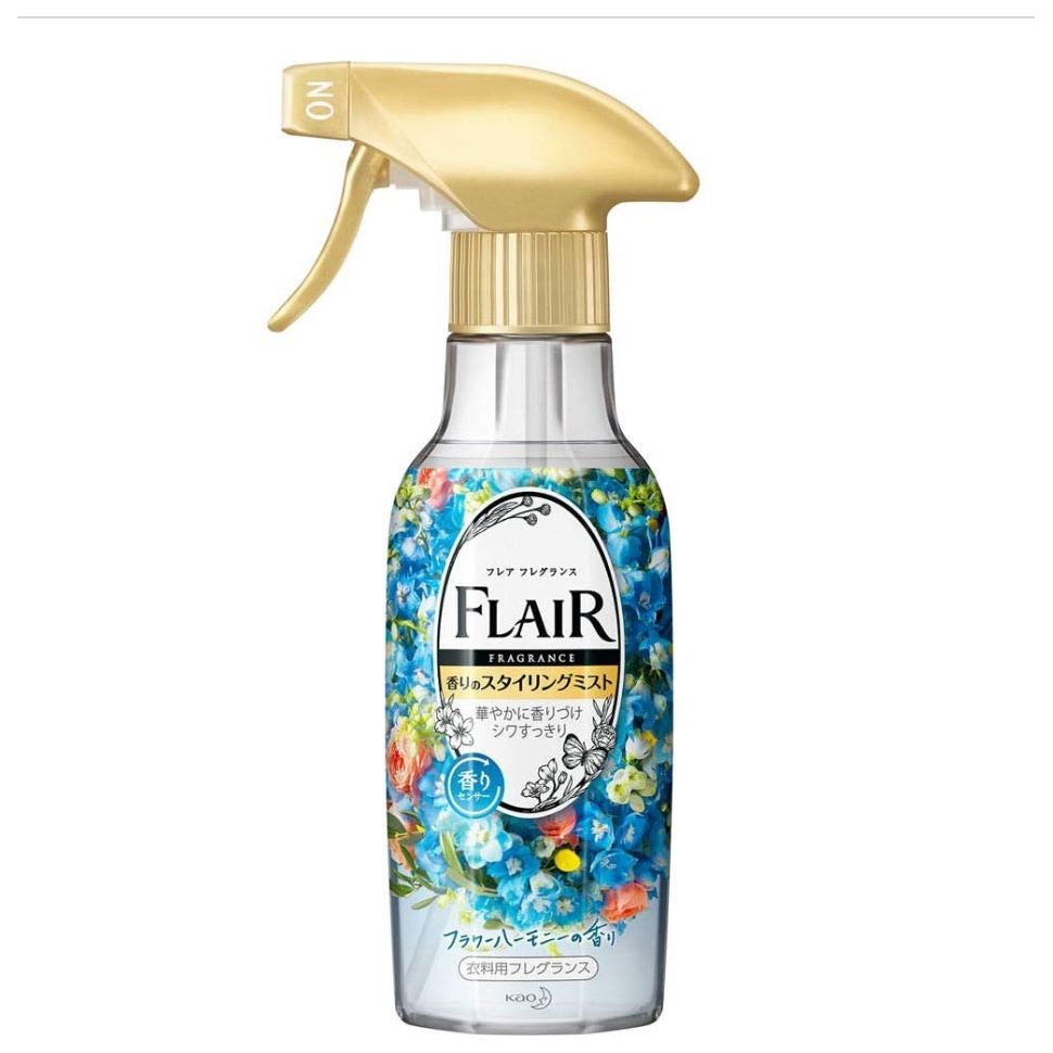 [6-PACK] Kao Japan FLAIR Fragrance Clothes Styling Spray 270ml ( 2 Scent Available ) Harmony Floral