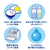 [6-PACK] Lion Japan Detergent for Food Washing Machine Clear Gel Dishwasher Detergent 480g