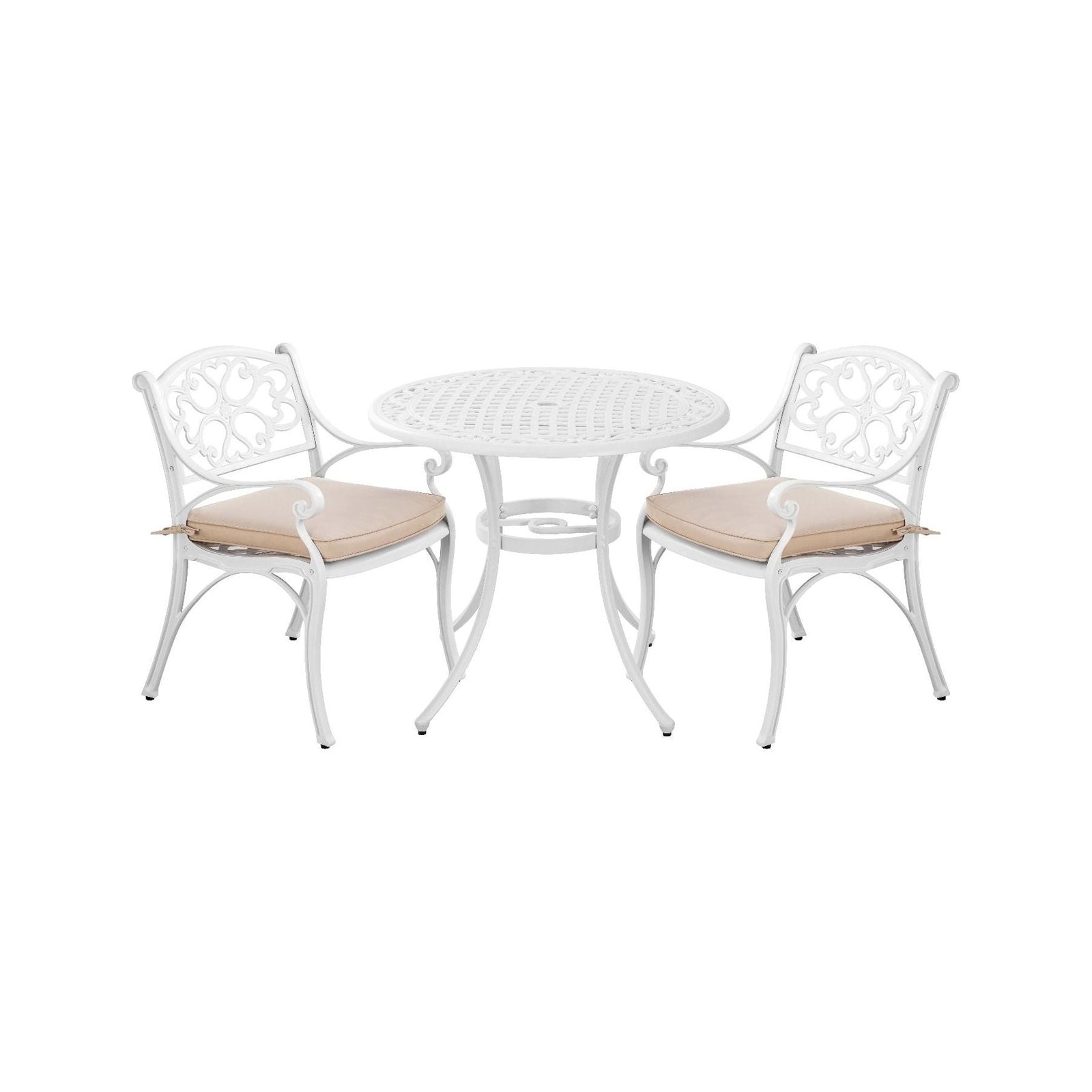 Marco Aluminium 3 Pce Setting(CAT-090 white + CAC-042 white)