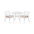 Marco Aluminium 3 Pce Setting(CAT-090 white + CAC-042 white)