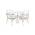 Marco Aluminium 5 Pce Setting(CAT-090 white + 2x CAC-042 white)