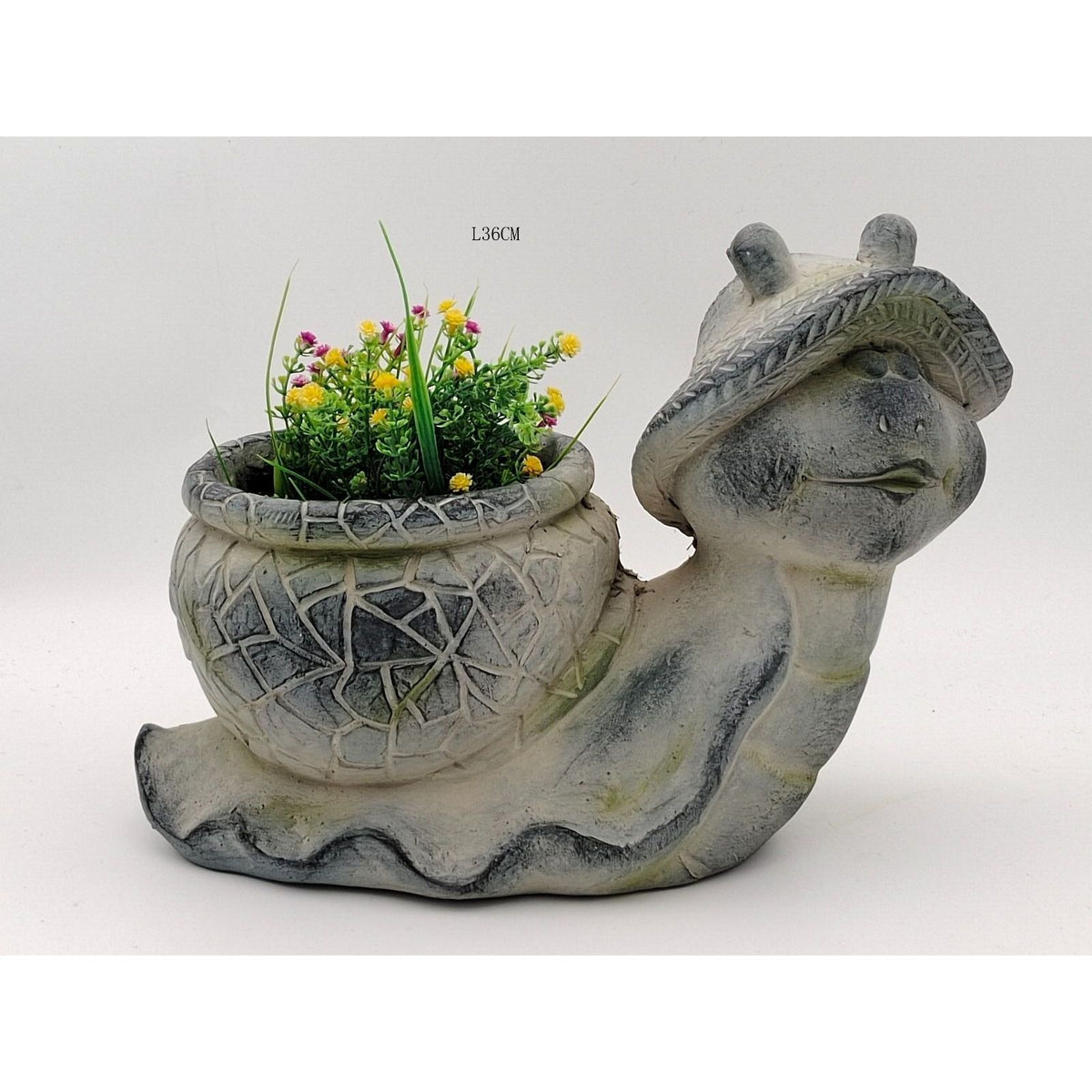 Snail with pot Planter