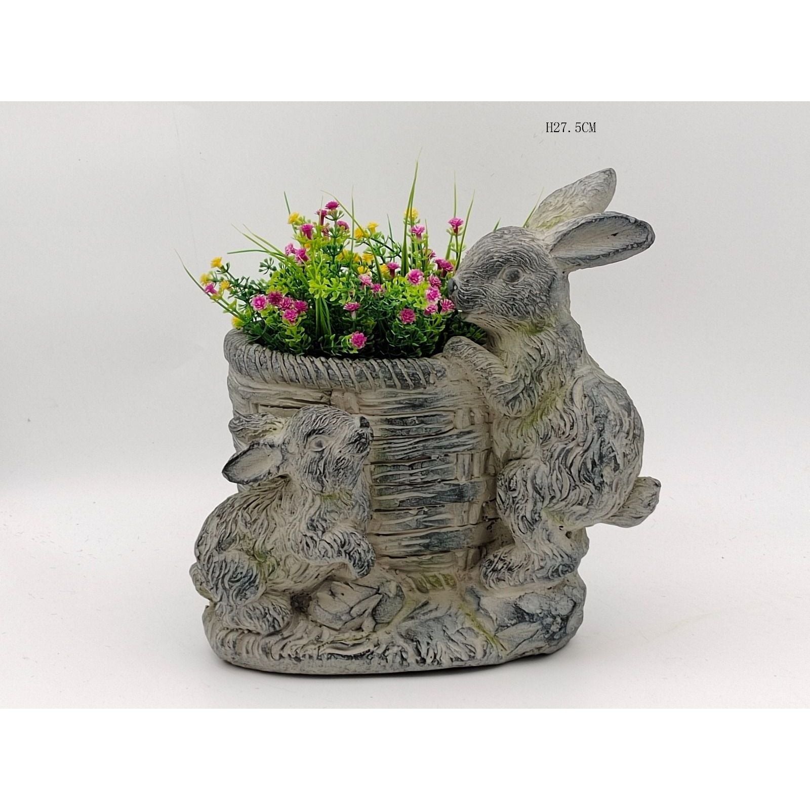 Lovers Rabbits Planter