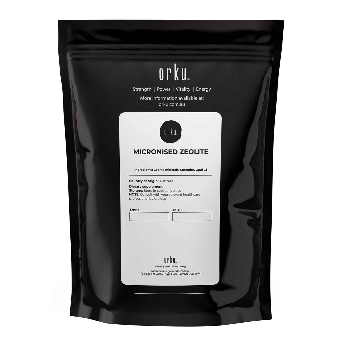 50g Pure Micronised Zeolite Powder Supplement Micronized Volcamin Clinoptilolite