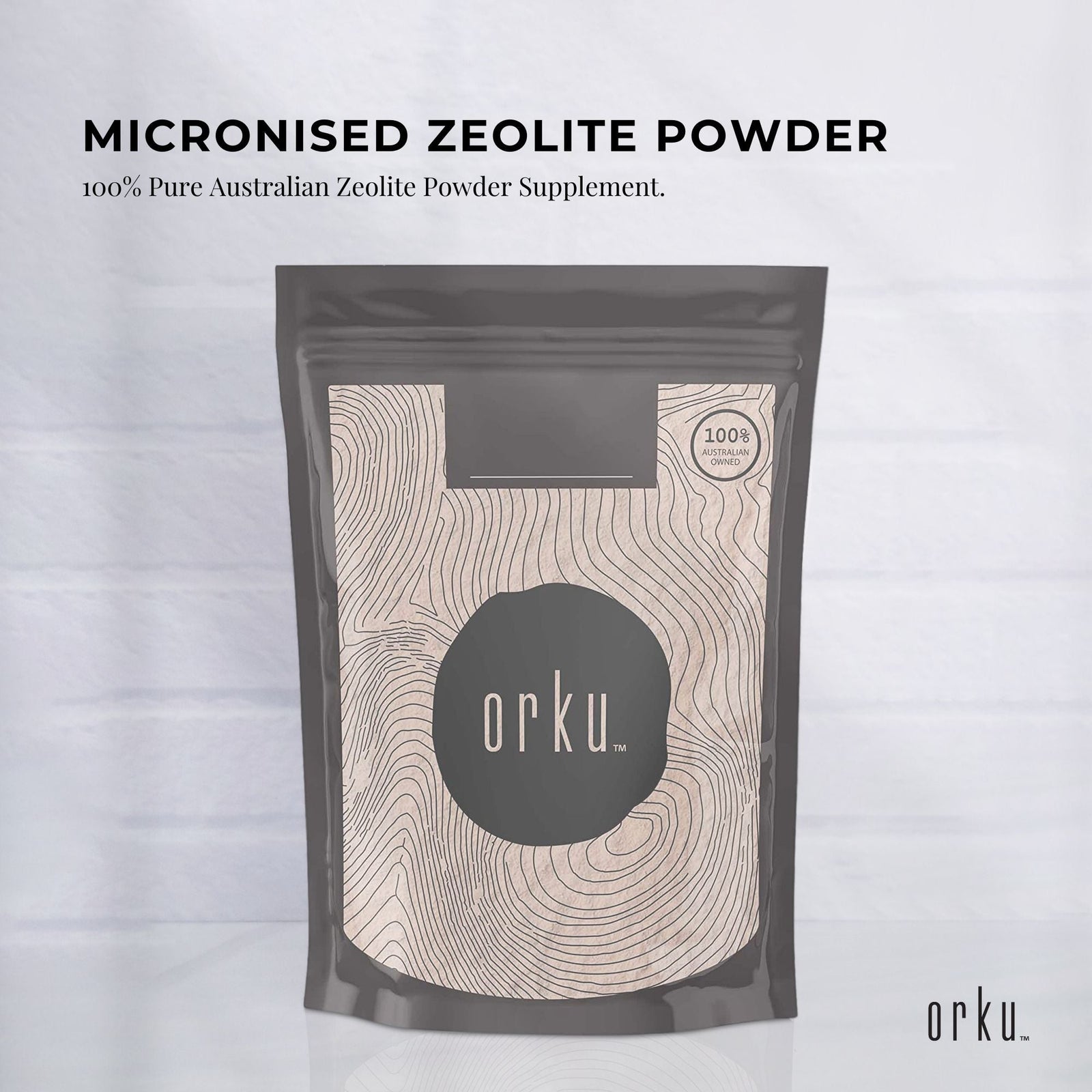 400g Pure Micronised Zeolite Powder Supplement Micronized Volcamin