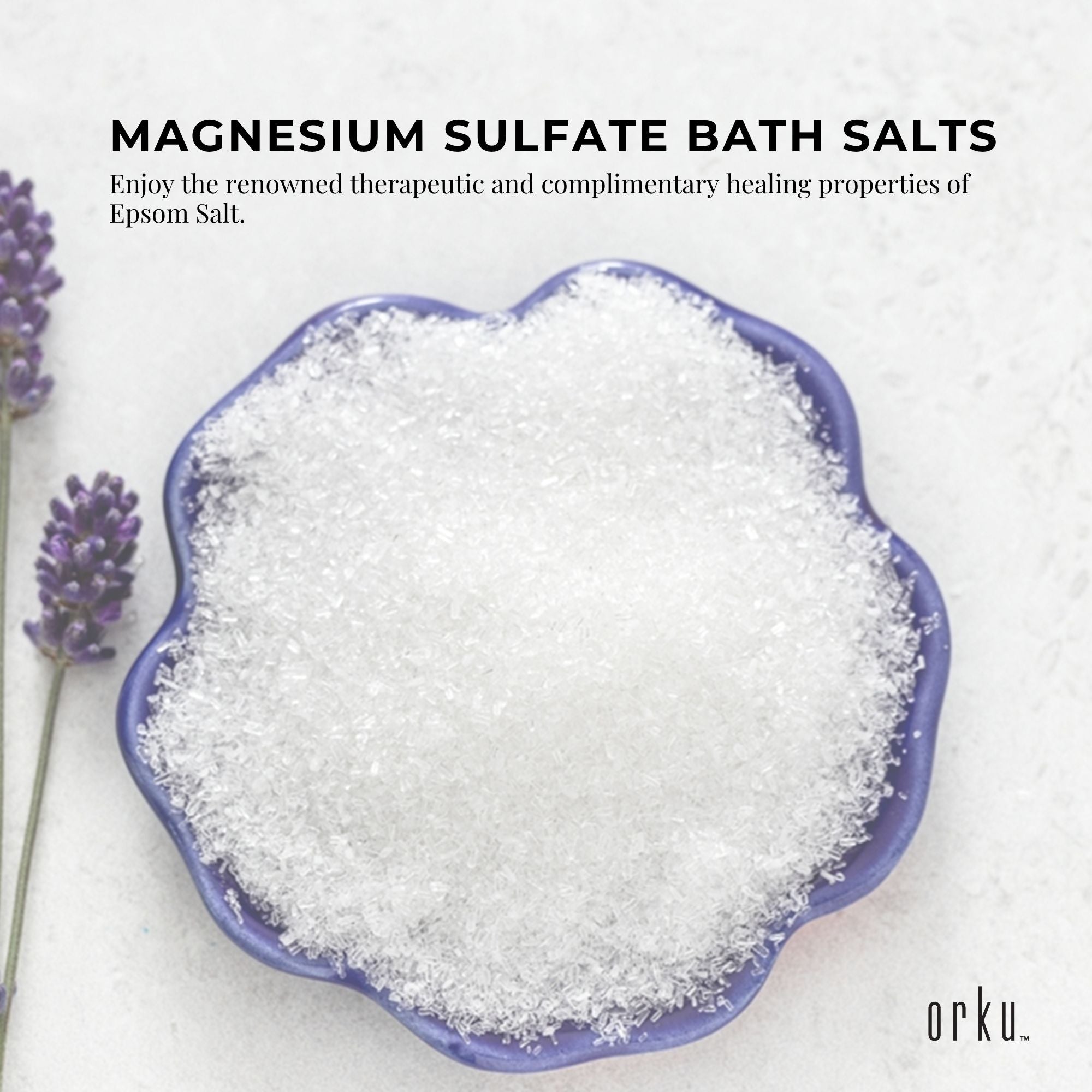 10Kg Epsom Salt - Magnesium Sulphate Bath Salts For Skin Body Baths Sulfate