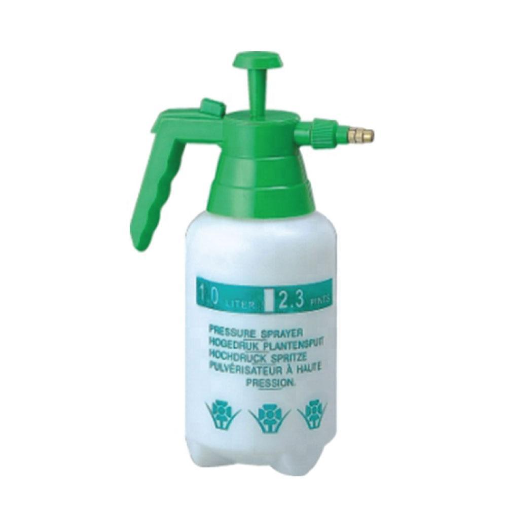 1L Hand Held Pressure Sprayer - Plastic Pump For Weed Garden - Portable Bottle