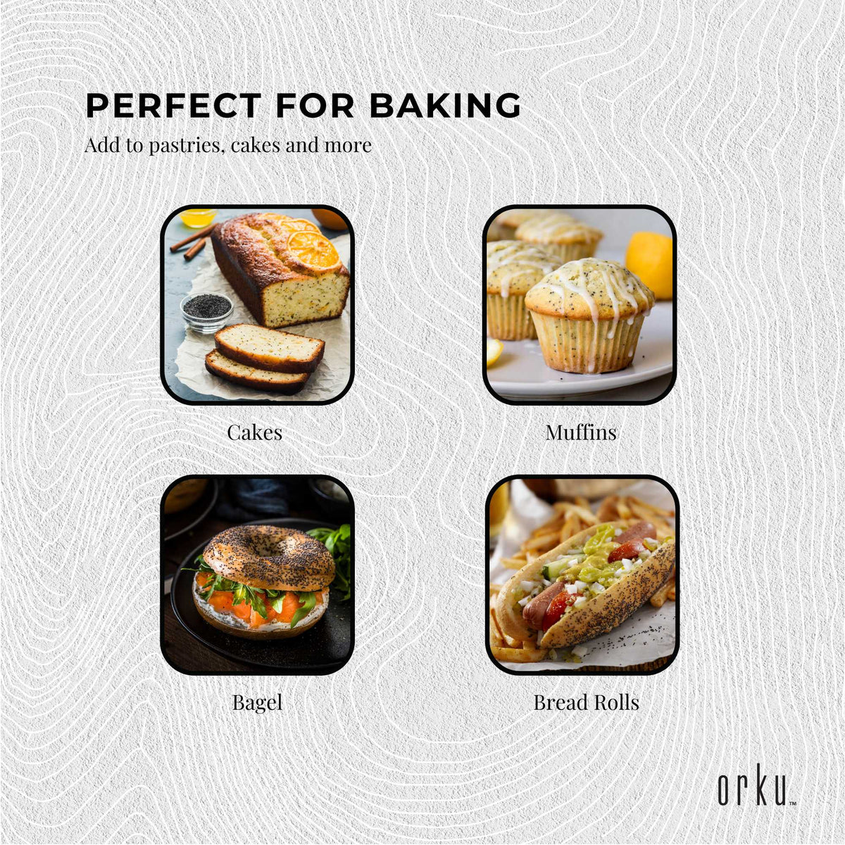 100g Poppy Seeds Pouch Blue Unwashed 100% Australian Food Baking Cooking Mineral