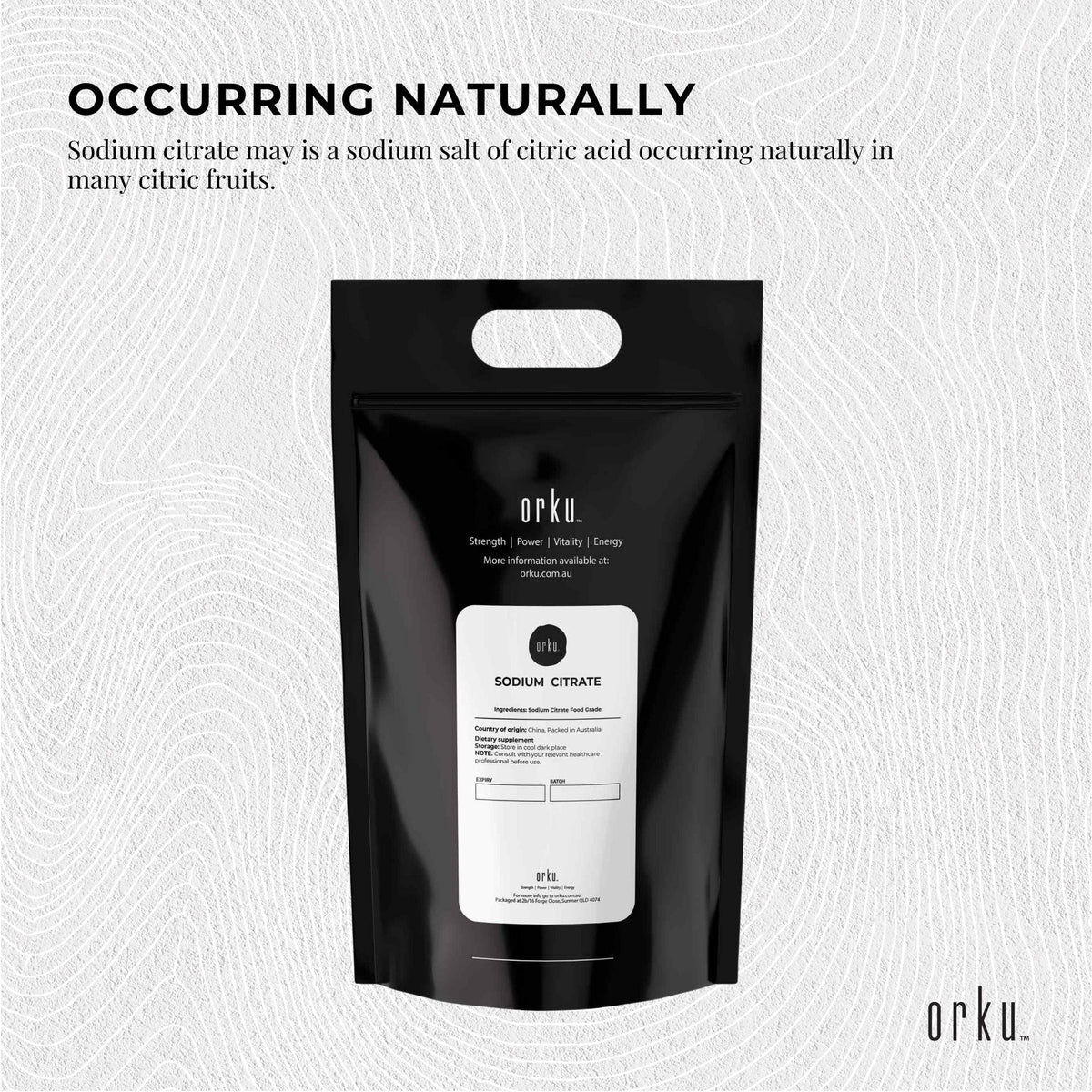 5Kg Sodium Citrate Powder - Trisodium Food Grade Salt Acid Preservative