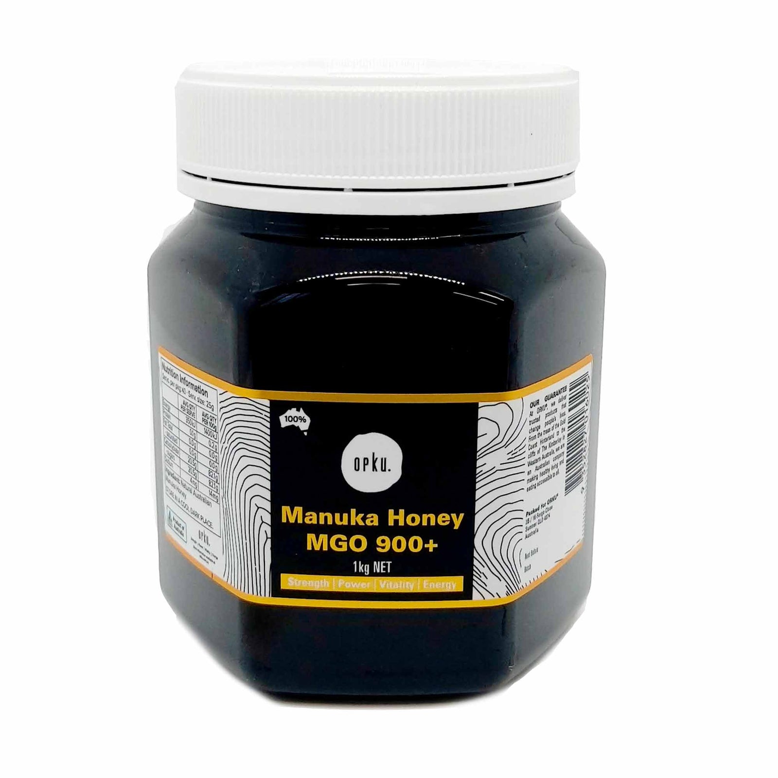 1Kg MGO 900+ Australian Manuka Honey - 100% Raw Natural Pure Jelly Bush