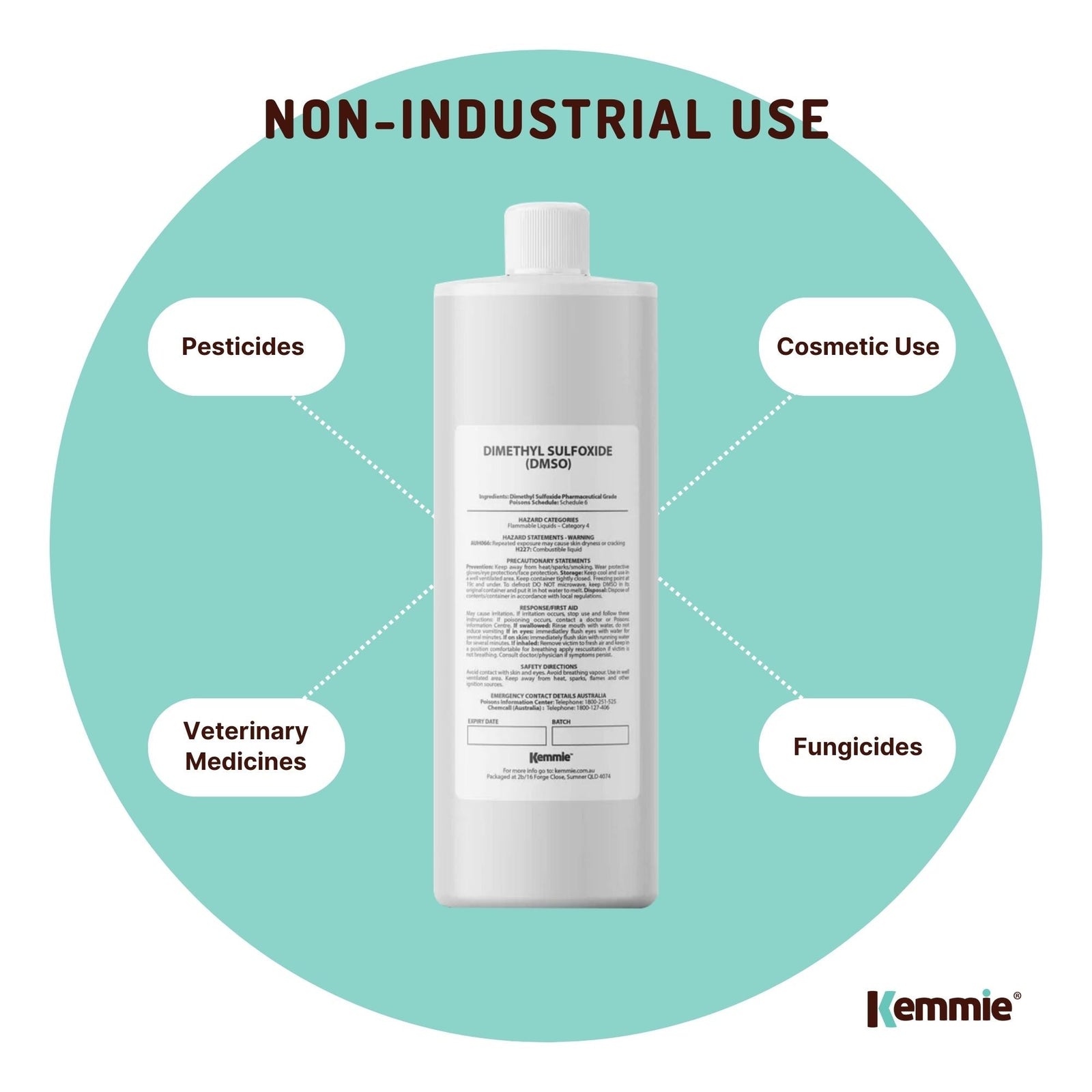 500ml DMSO Liquid 99.9% Pure Pharmaceutical Dimethyl Sulfoxide Grade Solvent