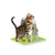 Cat Grooming Arch - Intercative Self Groom Brush + Scratcher Play - All For Paws
