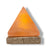 USB Himalayan Salt Lamp - Pyramid Triangle Carved Shape Pink Crystal Rock Light