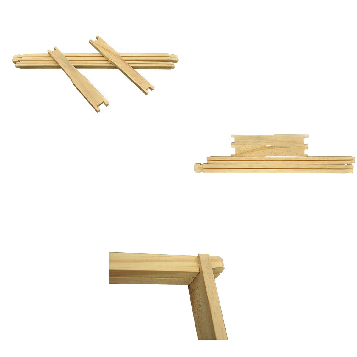 20x Deep Beehive Frames NZ Wood Bee Hive Unassembled Brood Box Frame Beekeeping